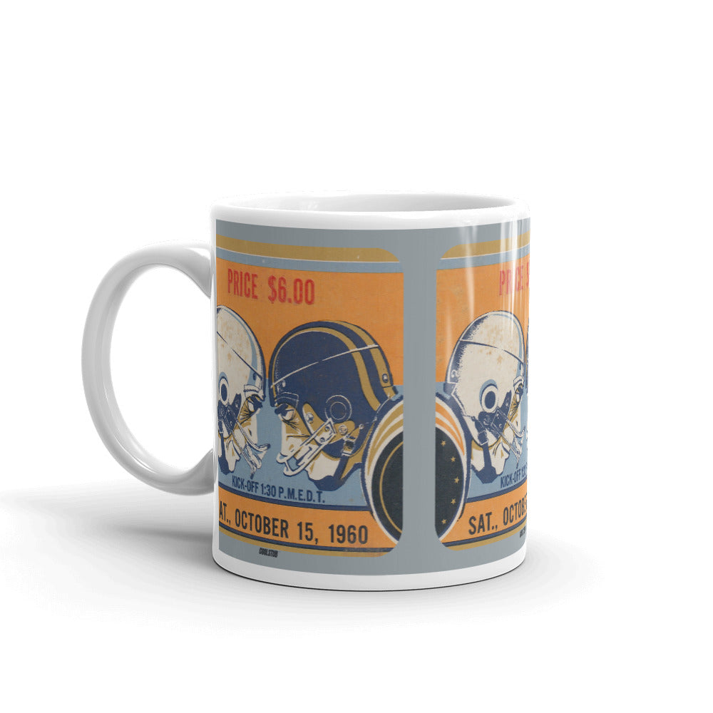 1960 Football Ticket Stub Mug