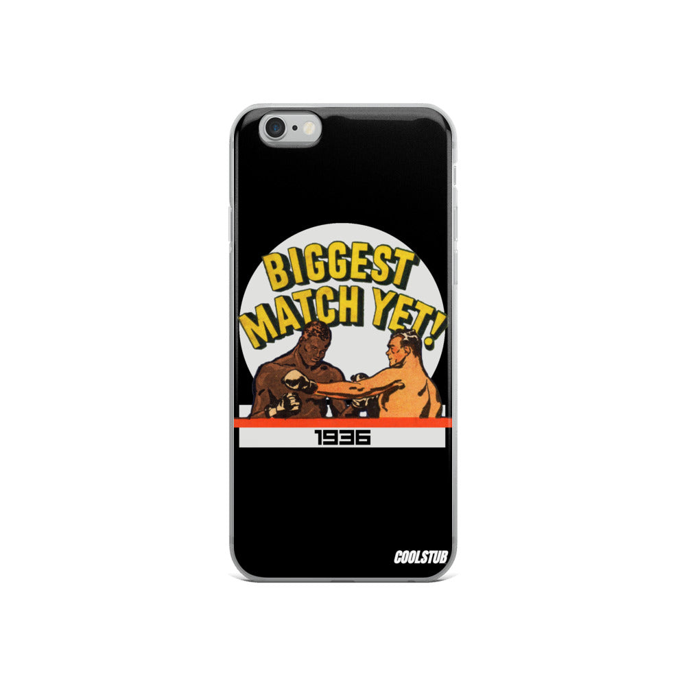 1936 Biggest Match Yet iPhone Case