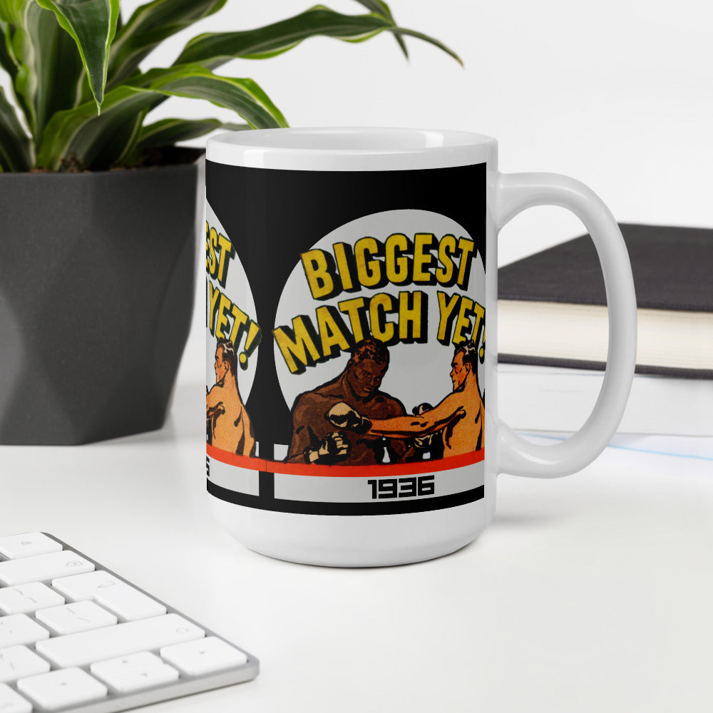 Vintage Boxing Art Mug (1936)