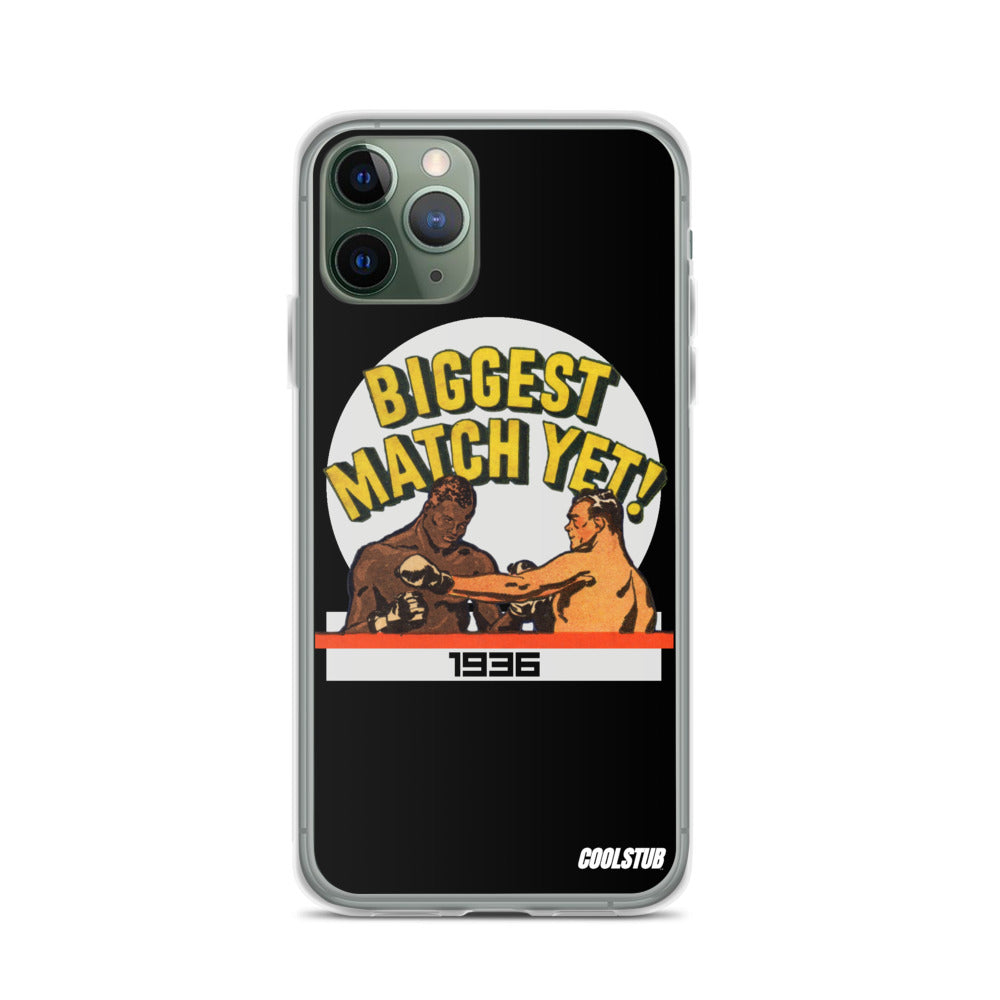 1936 Biggest Match Yet iPhone Case
