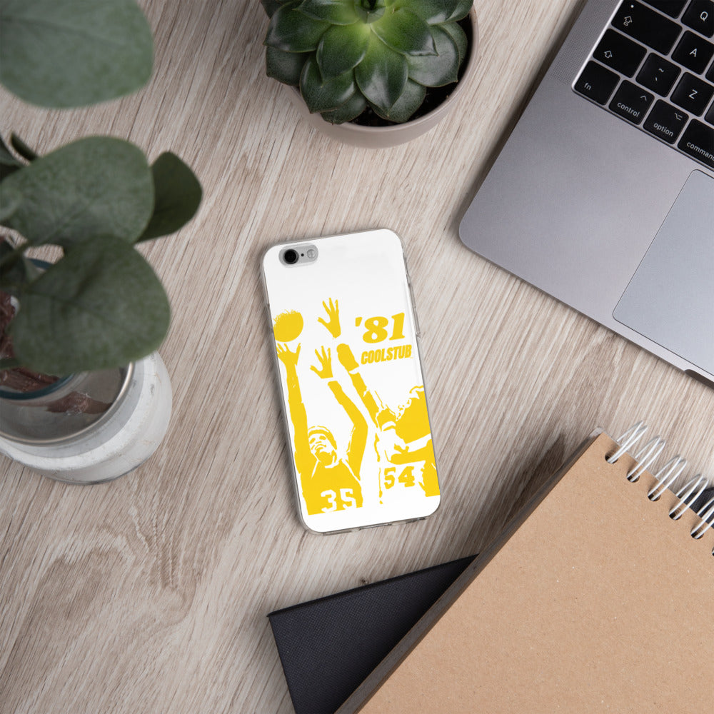 '81 Hoop Vibes iPhone Case
