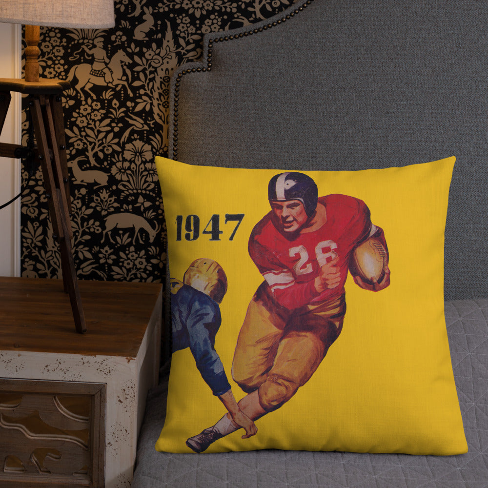 '47 Football Flash Football Art Premium Pillow