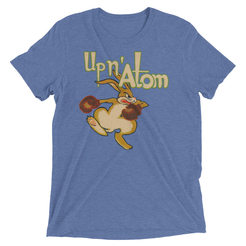 "Up N' Atom" 1940's Boxing Rabbit short sleeve t-shirt by Coolstub™