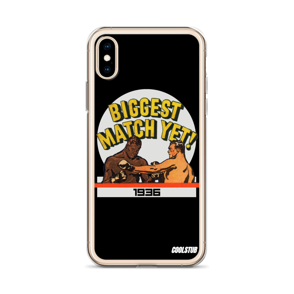 1936 Biggest Match Yet iPhone Case