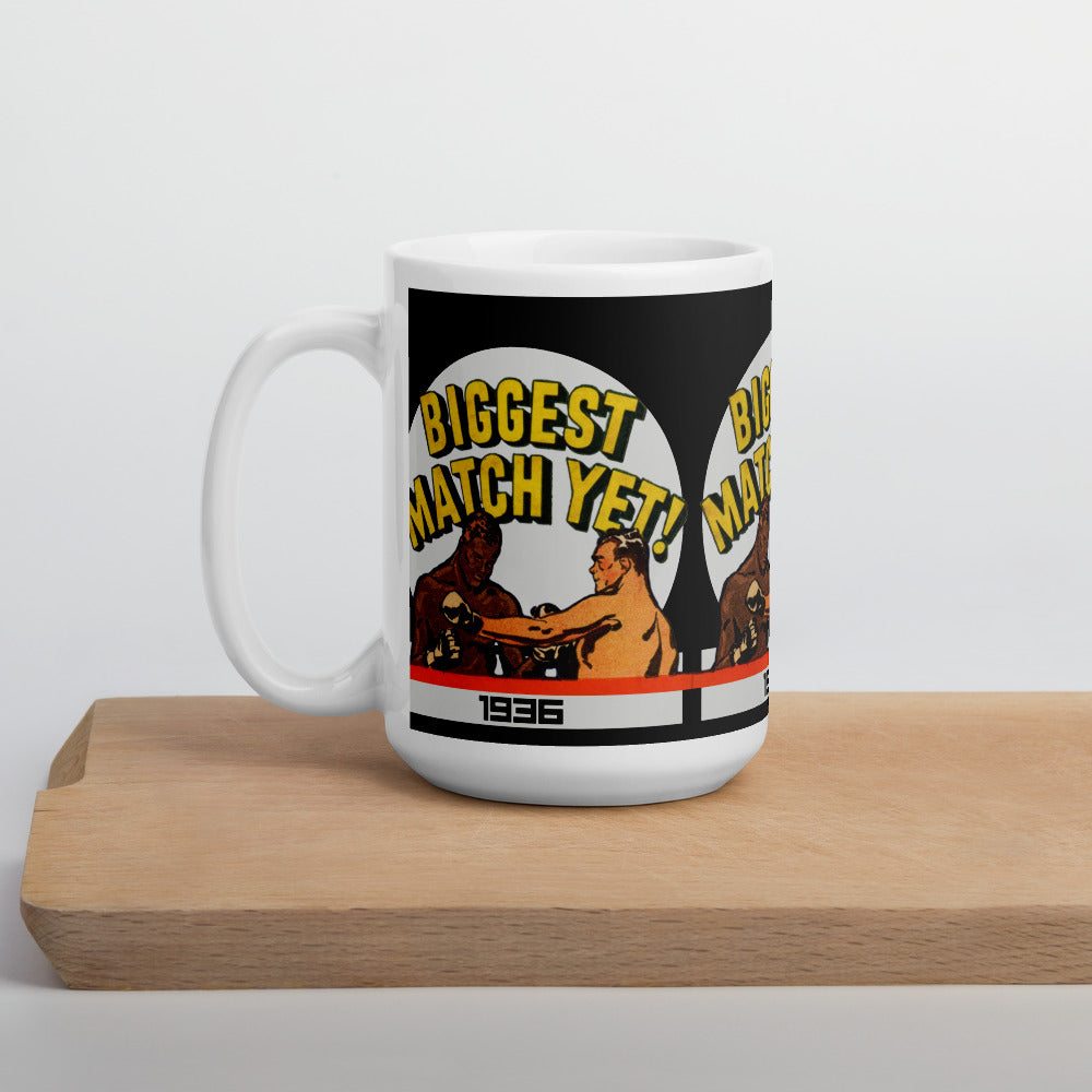 Vintage Boxing Art Mug (1936)