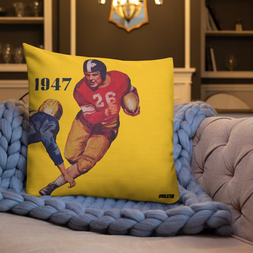 '47 Football Flash Football Art Premium Pillow