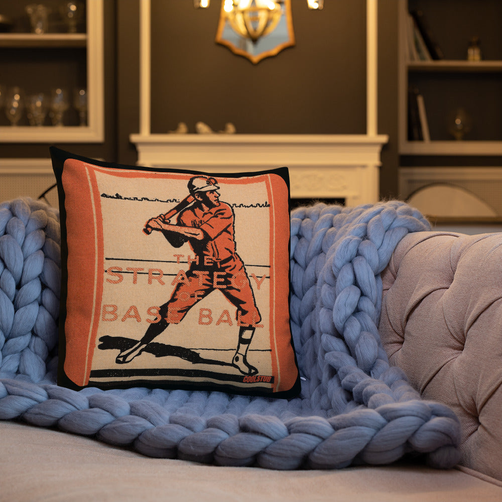 The Strategy of Base Ball Premium Pillow (1924)