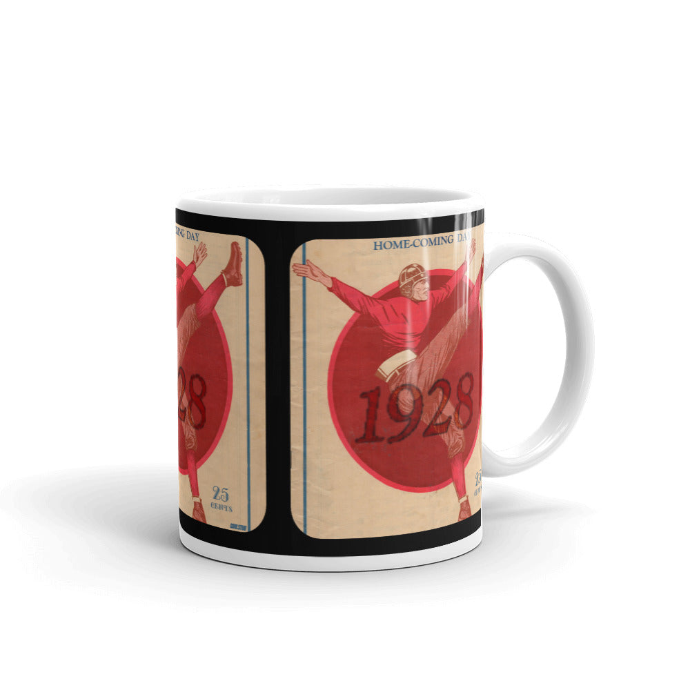 1928 Vintage Football Program Mug