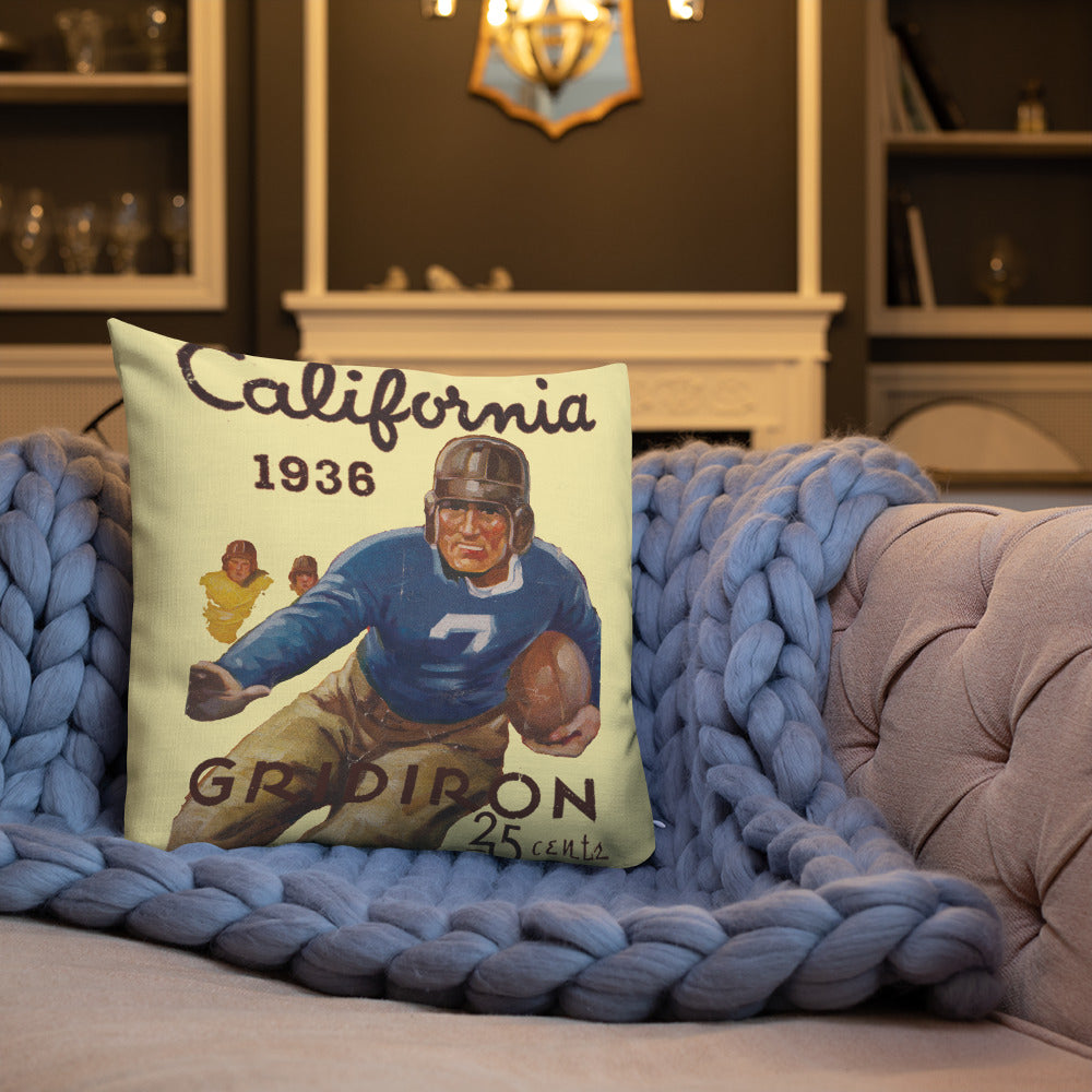 California Gridiron Premium Pillow (1936)