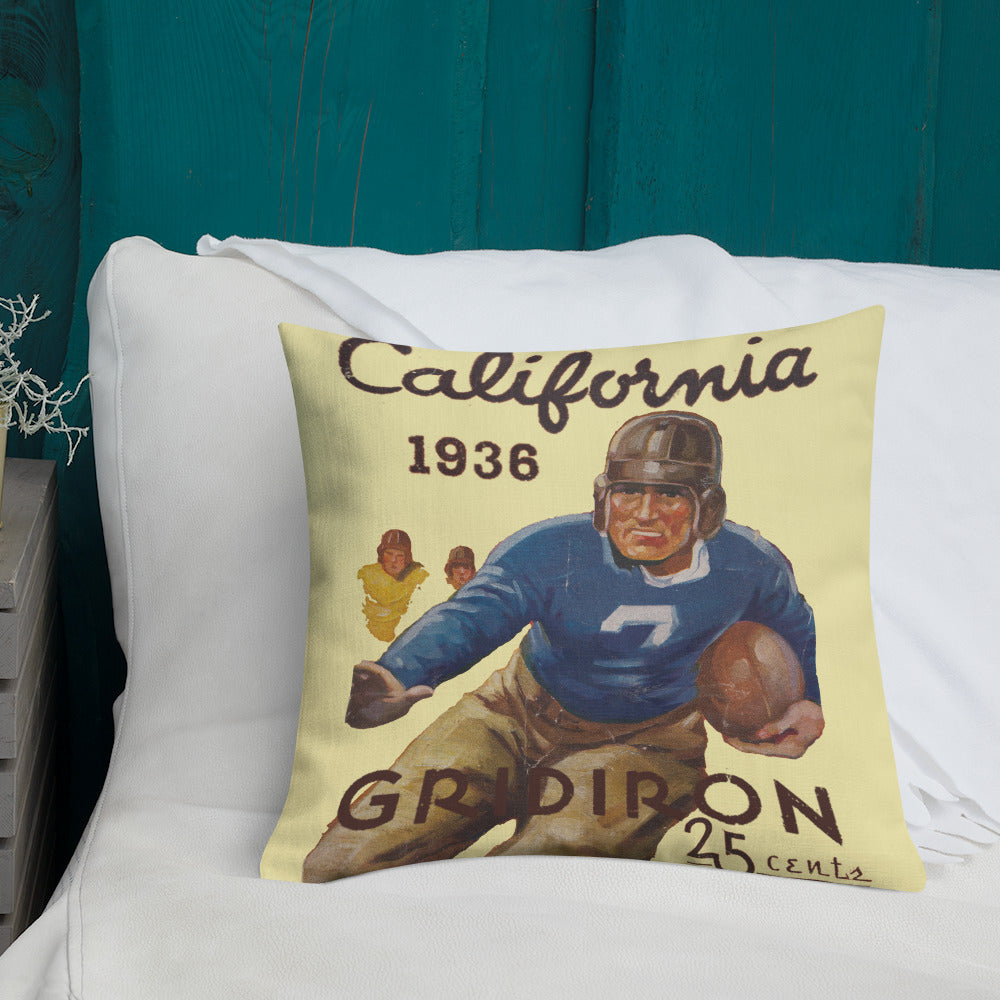 California Gridiron Premium Pillow (1936)