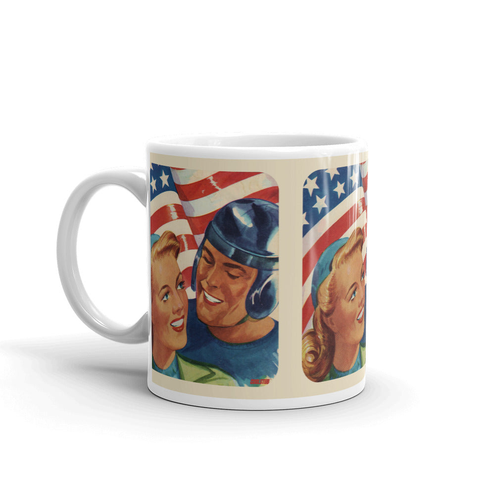1946 Football Couple Mug