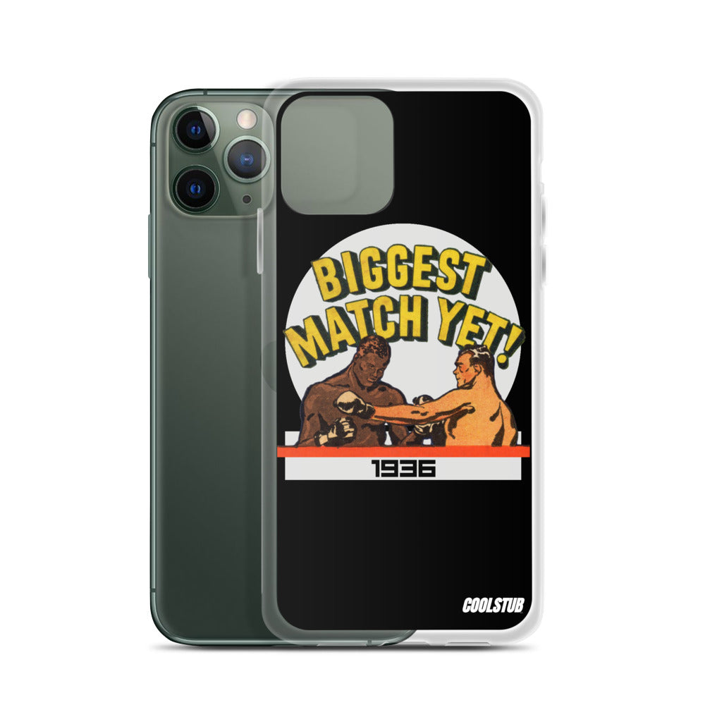 1936 Biggest Match Yet iPhone Case