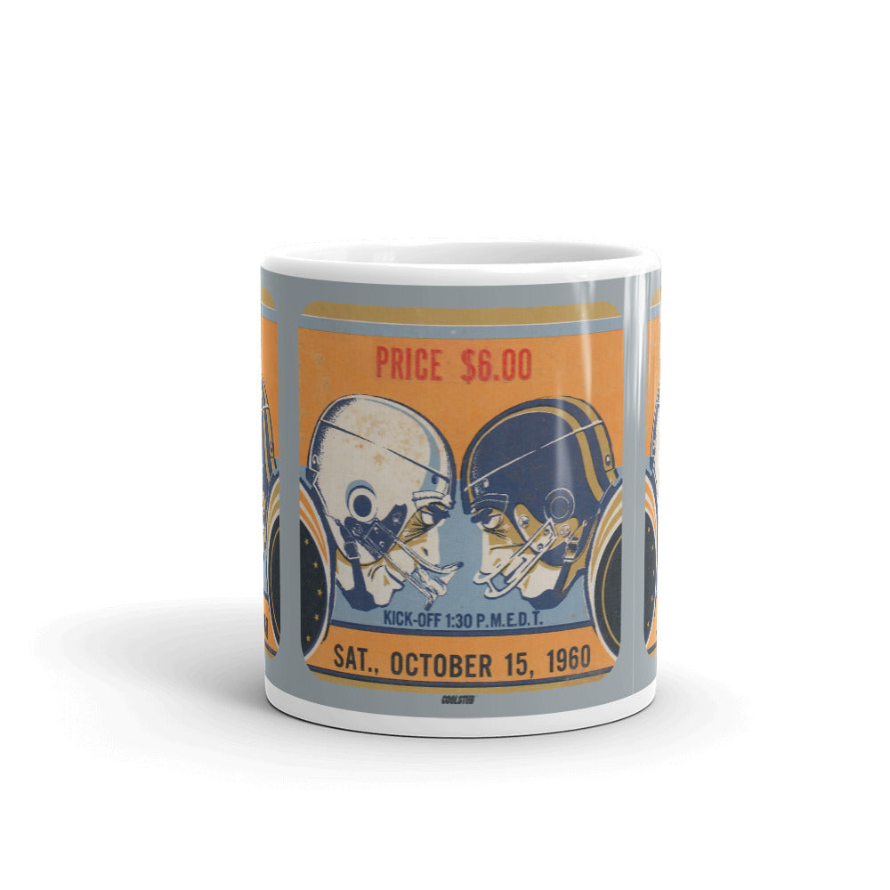 1960 Football Ticket Stub Mug