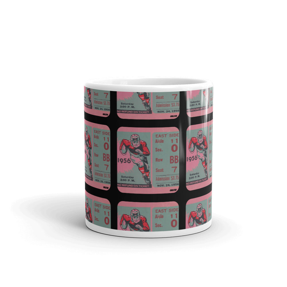 1956 Football Ticket Stub Mug