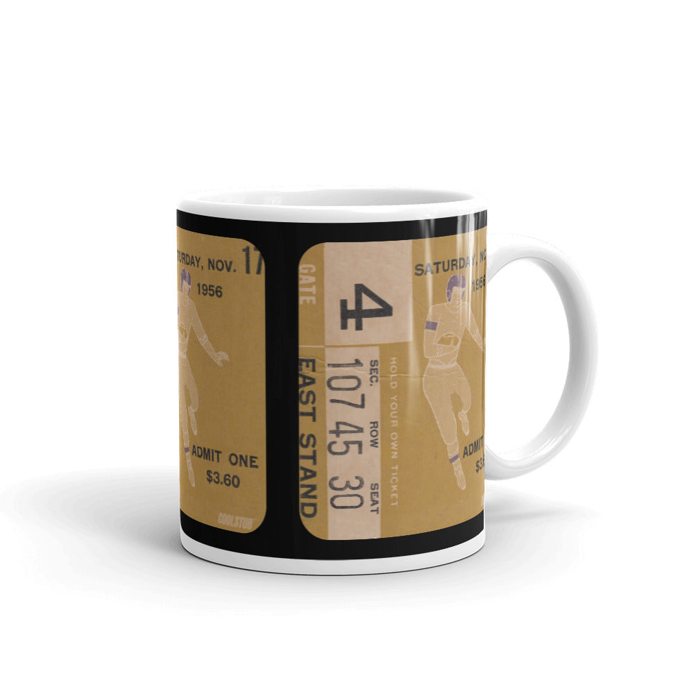 1956 Football Ticket Stub Mug