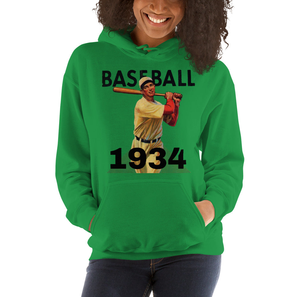 1934 Home Run Swing Unisex Hoodie