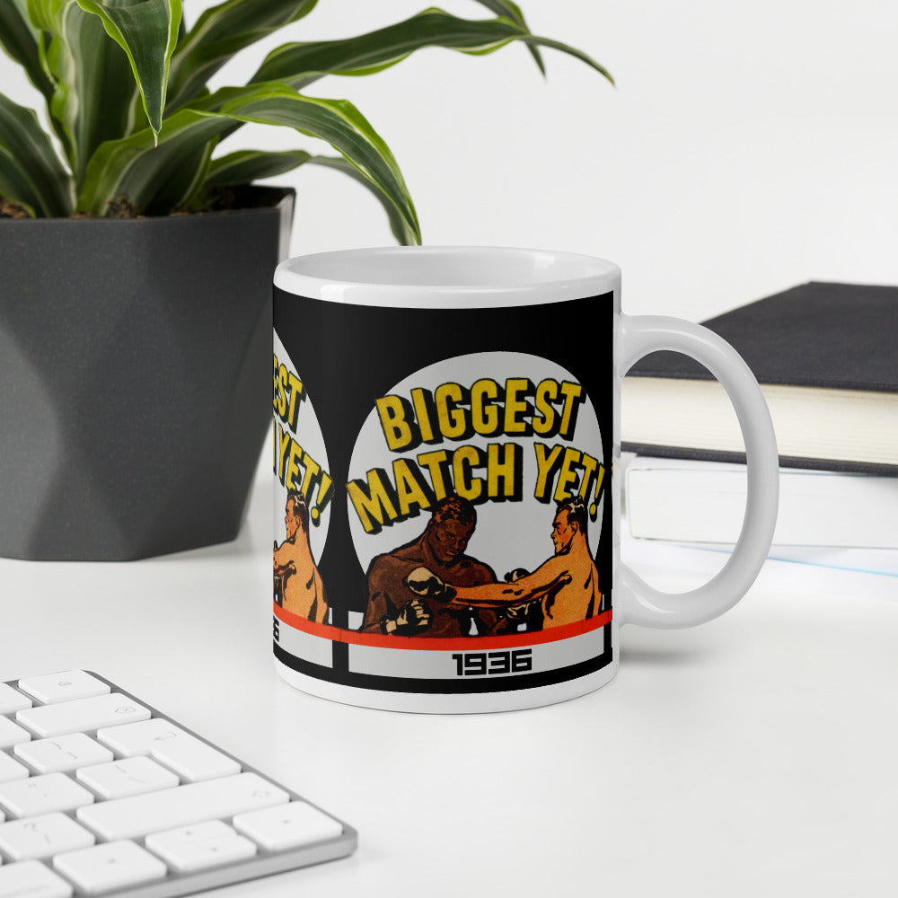 Vintage Boxing Art Mug (1936)