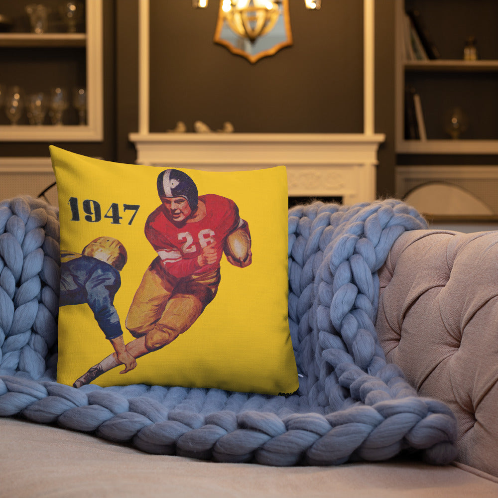'47 Football Flash Football Art Premium Pillow