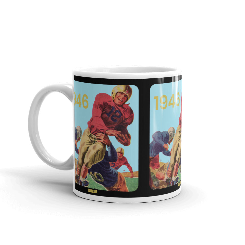 1946 Football Watercolor Art Mug
