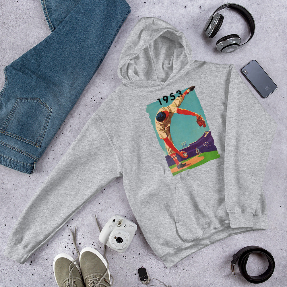 '53 Baseball Windup Unisex Hoodie