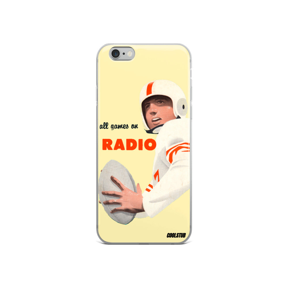All Games on Radio iPhone Case (1955)