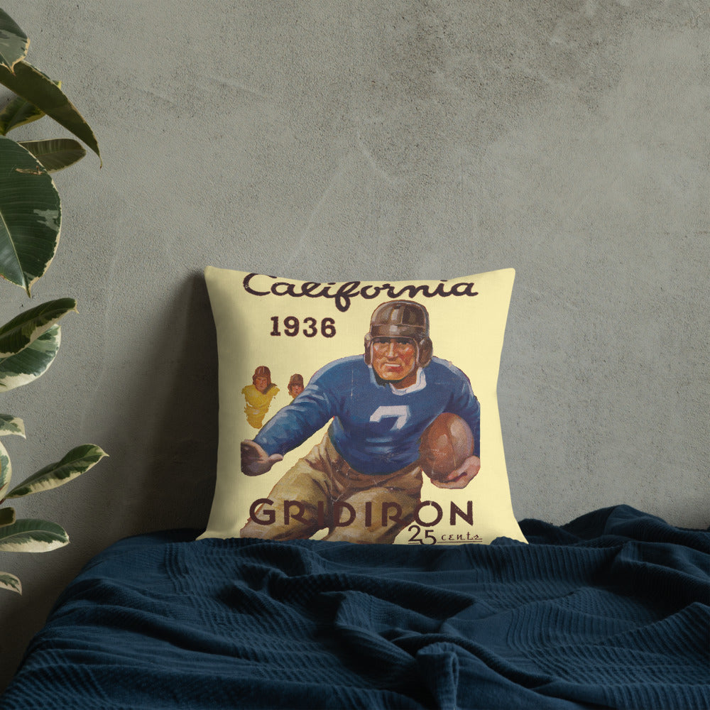 California Gridiron Premium Pillow (1936)