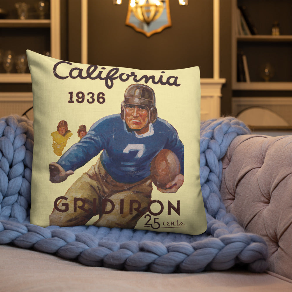 California Gridiron Premium Pillow (1936)