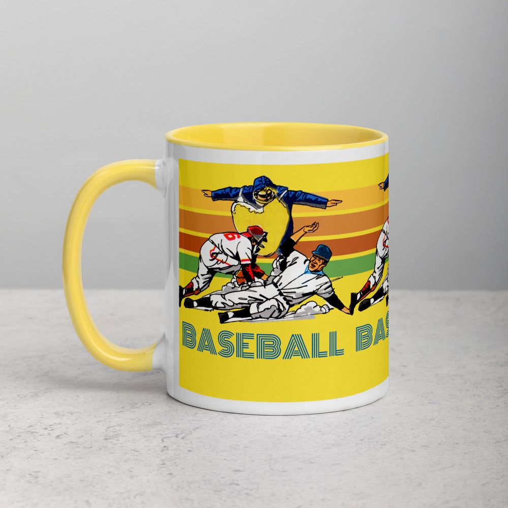 '81 Retro Baseball Mug with Color Inside