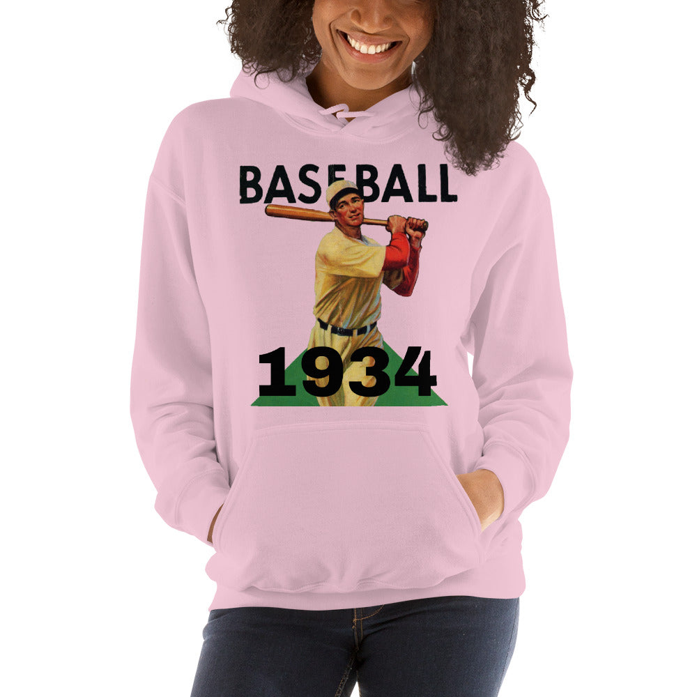 1934 Home Run Swing Unisex Hoodie