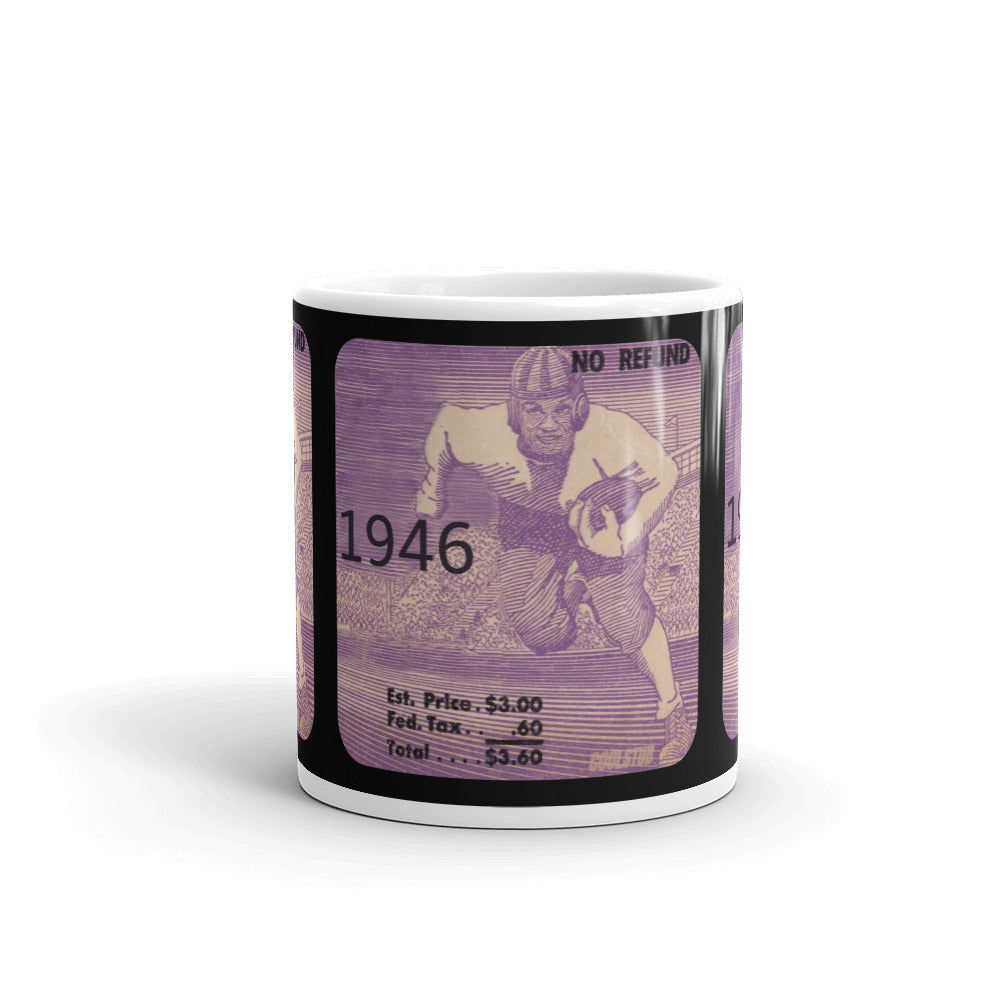 1946 Football Ticket Stub Mug