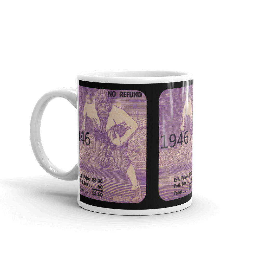 1946 Football Ticket Stub Mug