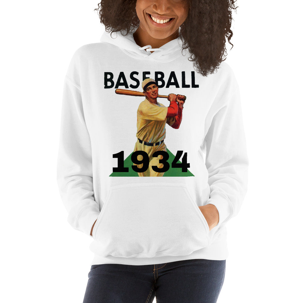 1934 Home Run Swing Unisex Hoodie