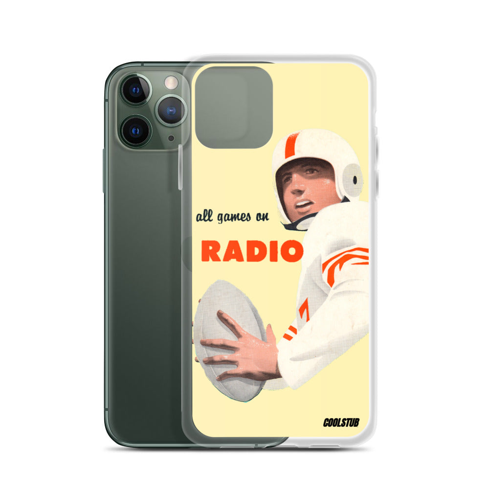 All Games on Radio iPhone Case (1955)