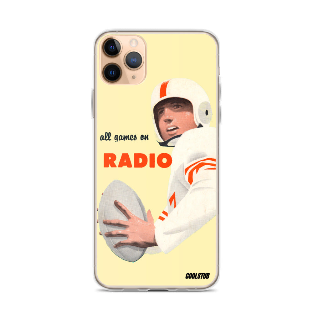 All Games on Radio iPhone Case (1955)