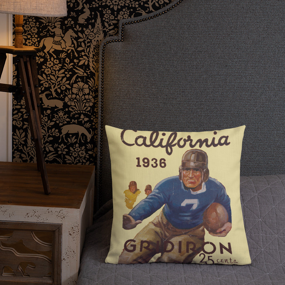 California Gridiron Premium Pillow (1936)
