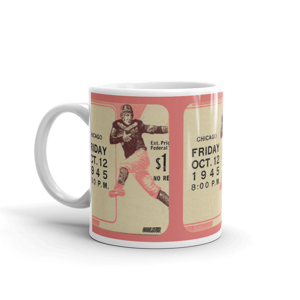 1943 Football Ticket Stub Mug