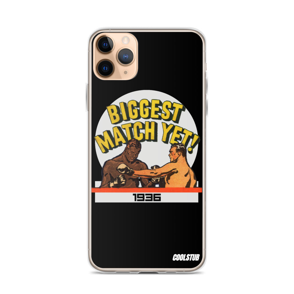 1936 Biggest Match Yet iPhone Case