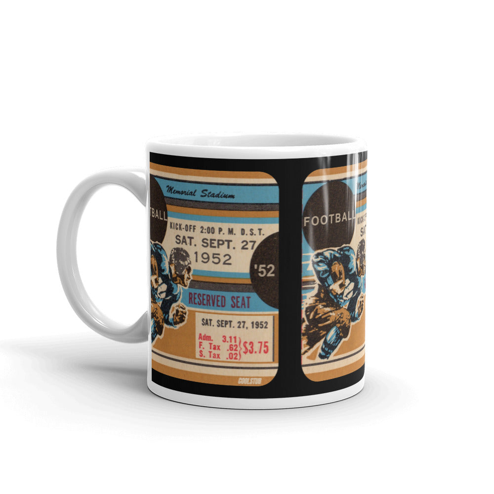 '52 Football Ticket Stub Mug