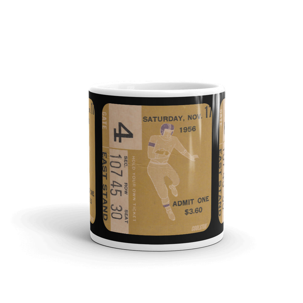 1956 Football Ticket Stub Mug