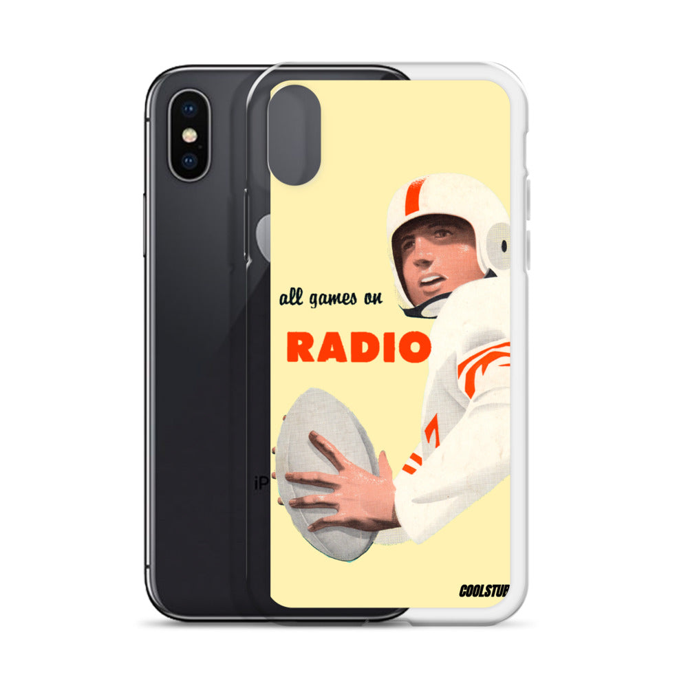 All Games on Radio iPhone Case (1955)