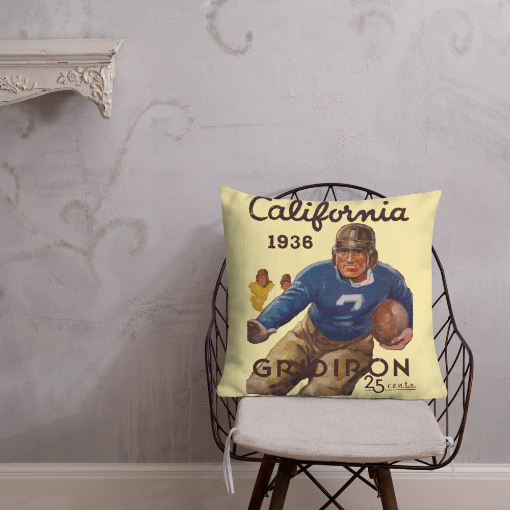 California Gridiron Premium Pillow (1936)