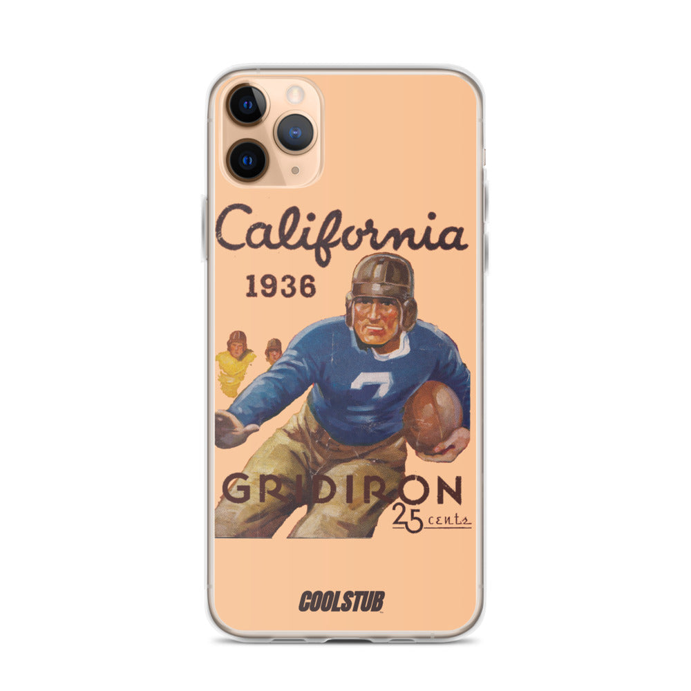 California Gridiron iPhone Case (1936)