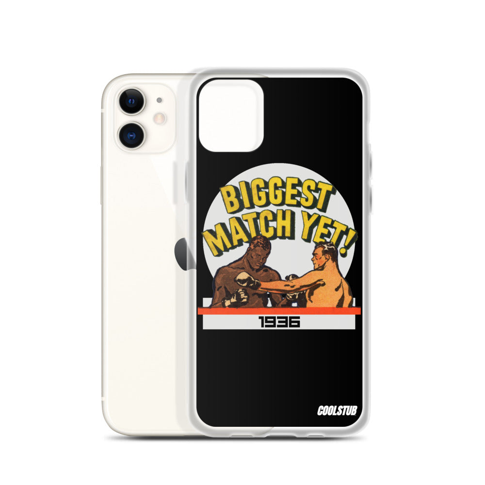 1936 Biggest Match Yet iPhone Case