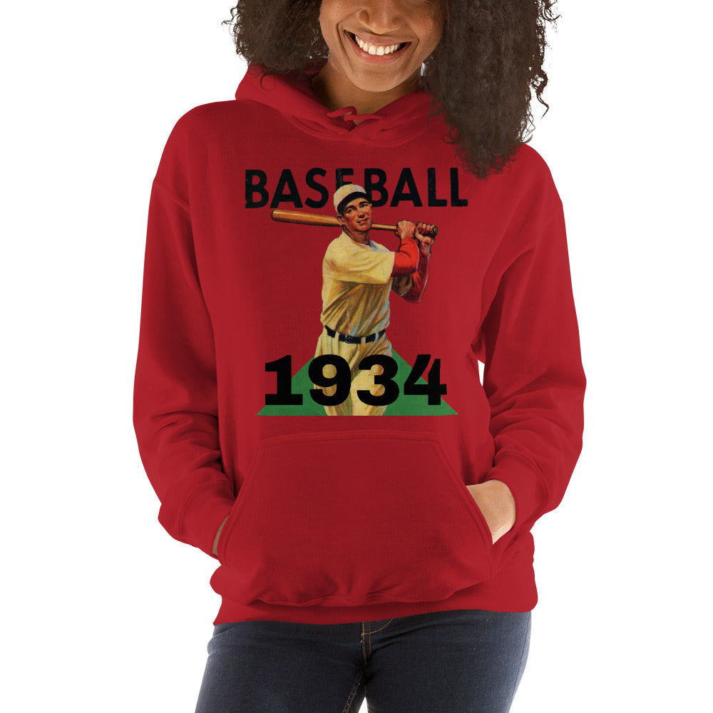1934 Home Run Swing Unisex Hoodie