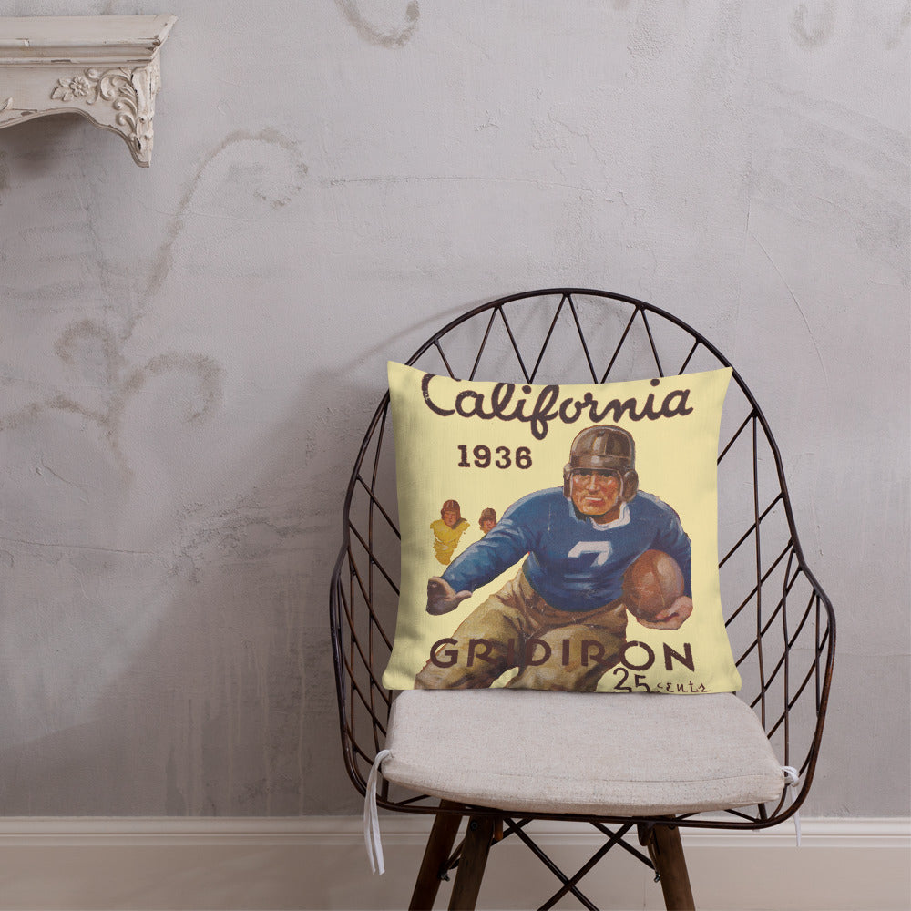 California Gridiron Premium Pillow (1936)