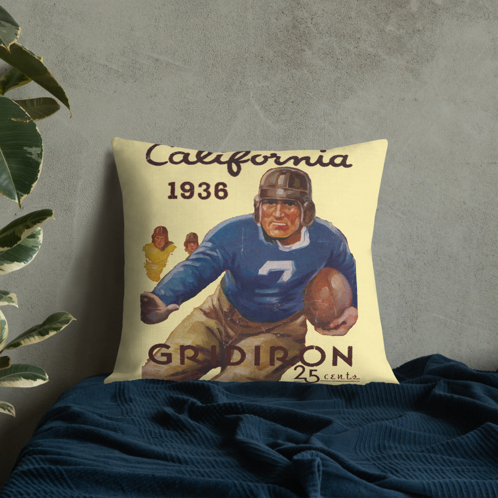 California Gridiron Premium Pillow (1936)