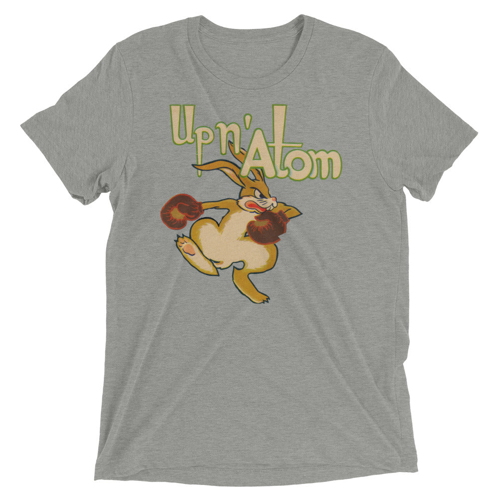 "Up N' Atom" 1940's Boxing Rabbit short sleeve t-shirt by Coolstub™