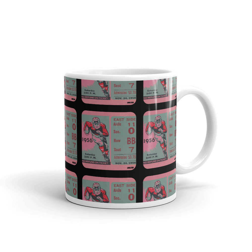 1956 Football Ticket Stub Mug