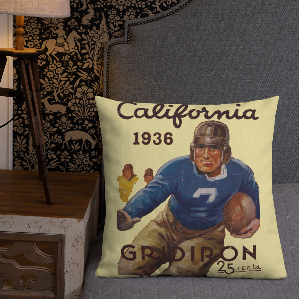 California Gridiron Premium Pillow (1936)