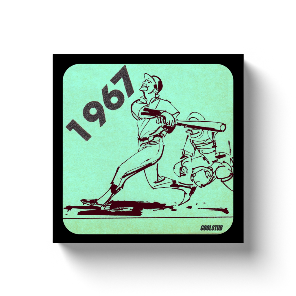 Swinging for the Fences in '67 Canvas Wrap